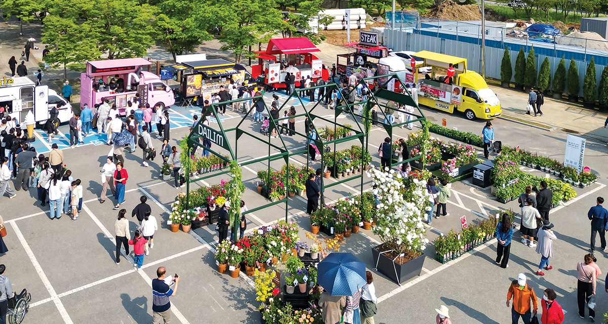 도심 곳곳에 봄을 차리다